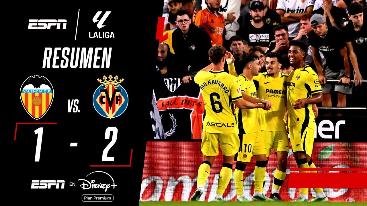 La épica del 'Submarino': Villarreal asalta Mestalla en un duelo de voluntades fracturadas